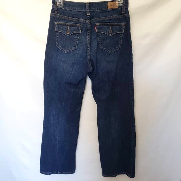 Levis Women 512 Y2K Womens Jeans Sz 8 S/C Preppy Perfectly Slimming Boot Cut - Picture 5 of 10